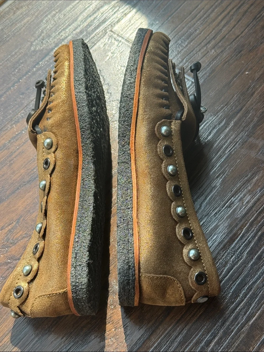 Coach brown suede